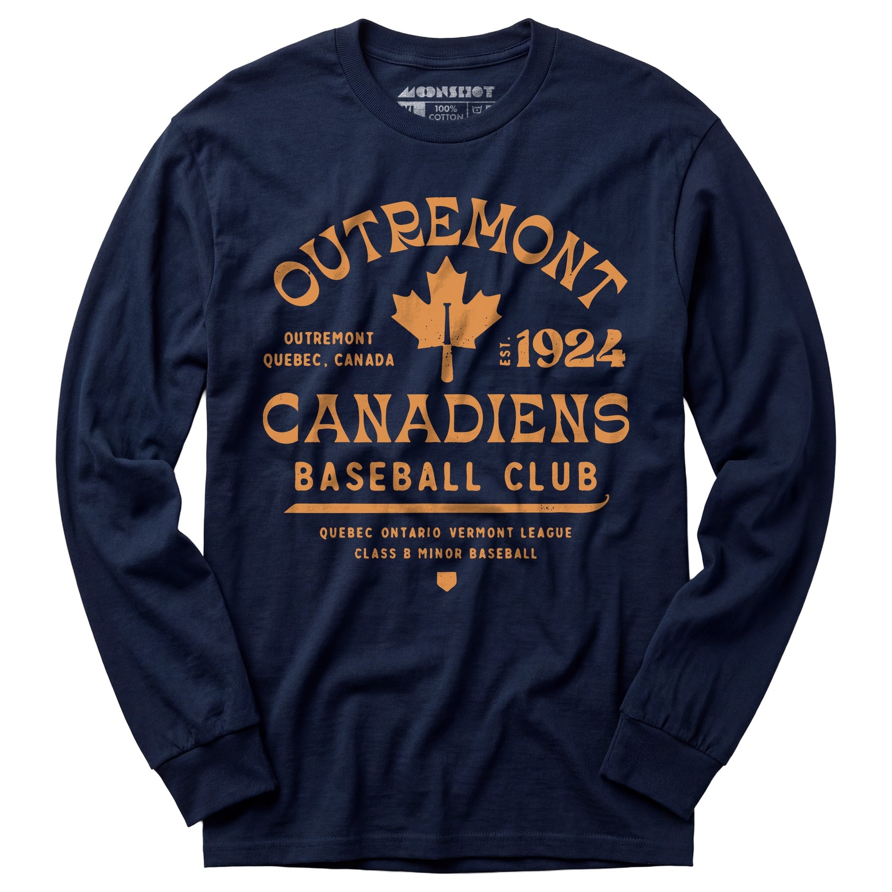 Outremont Canadiens - Canada - Vintage Defunct Baseball Teams - Long Sleeve T-Shirt