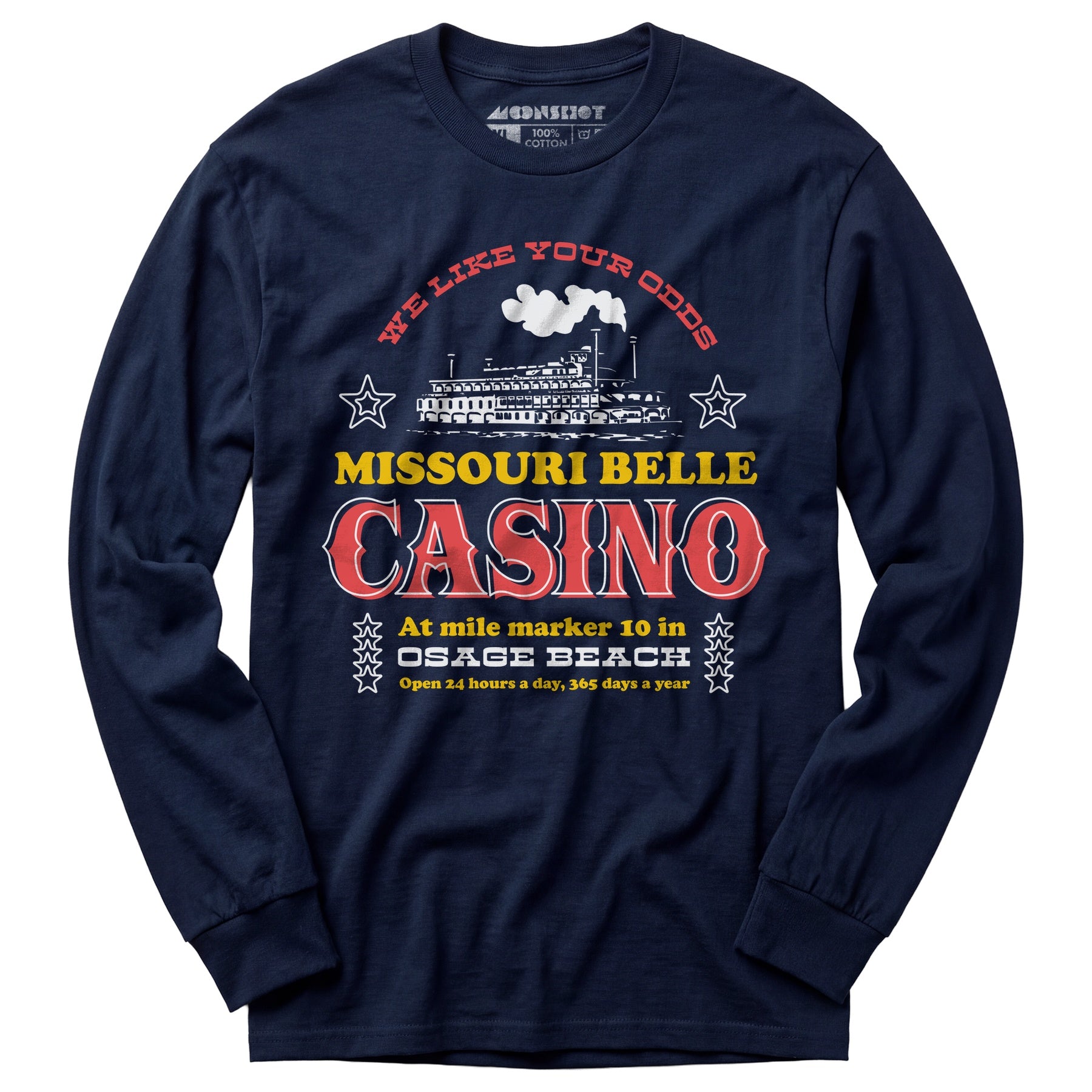 Ozark Missouri Belle Casino - Long Sleeve T-Shirt