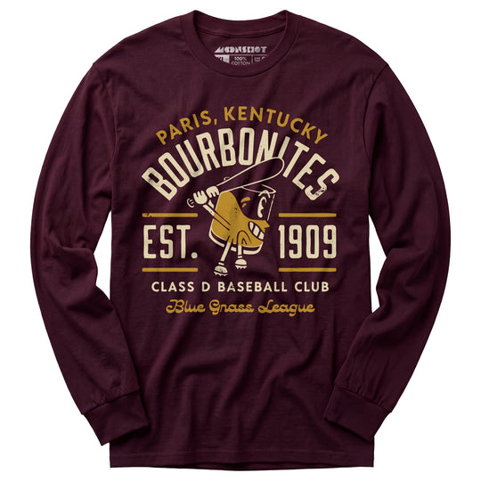 Paris Bourbonites - Kentucky - Vintage Defunct Baseball Teams - Long Sleeve T-Shirt