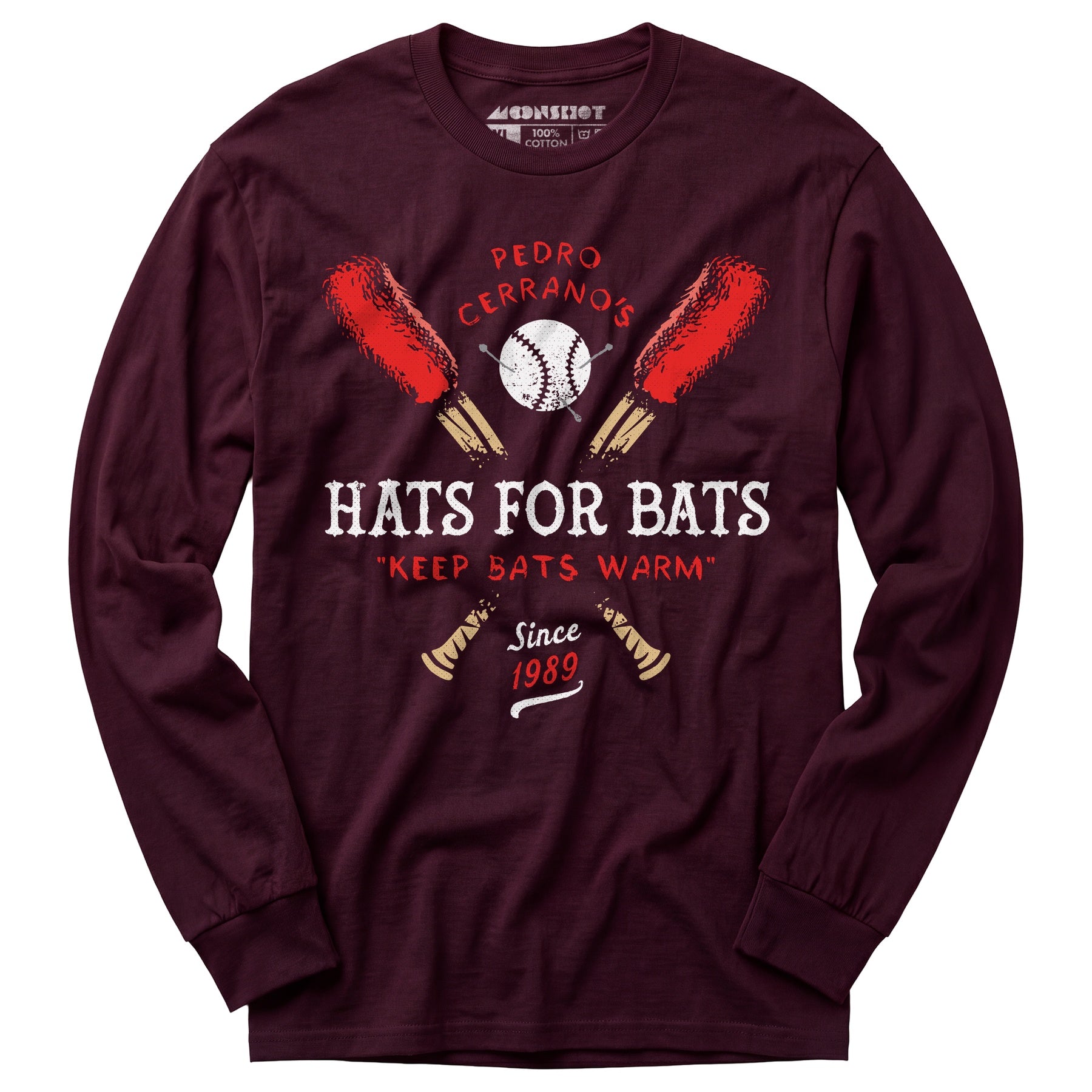 Pedro Cerrano's Hats for Bats - Long Sleeve T-Shirt