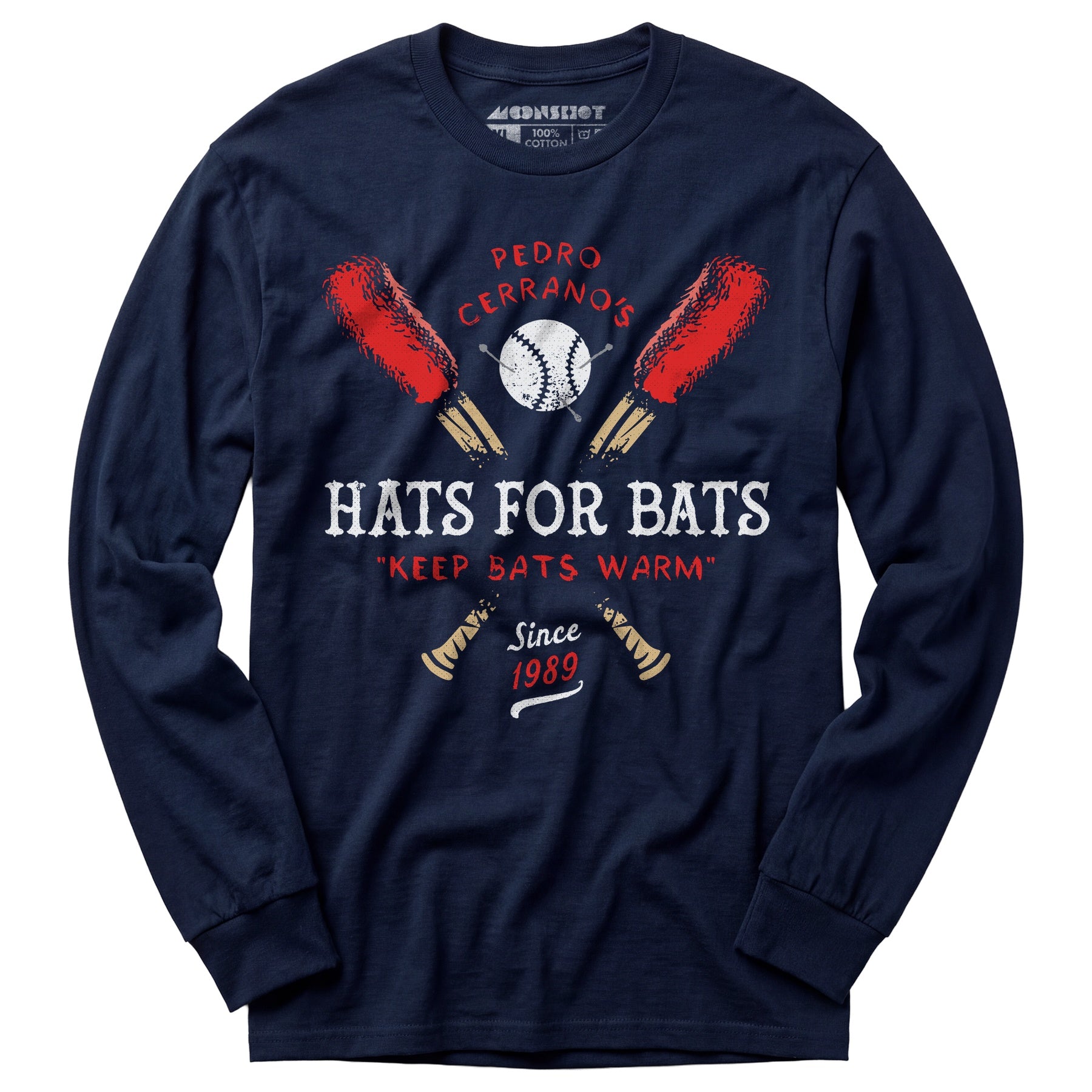 Pedro Cerrano's Hats for Bats - Long Sleeve T-Shirt