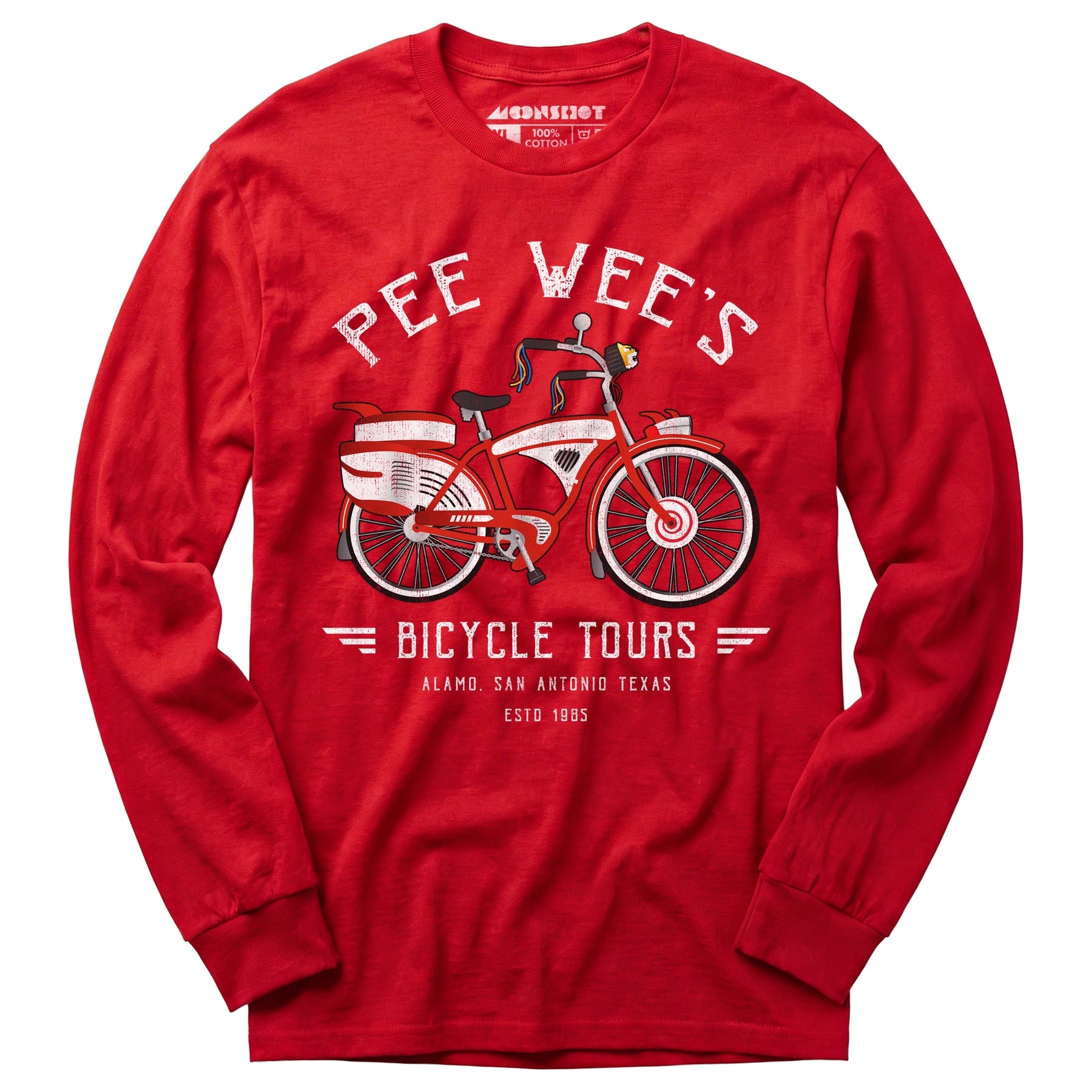 Pee Wee's Bicycle Tours - Long Sleeve T-Shirt