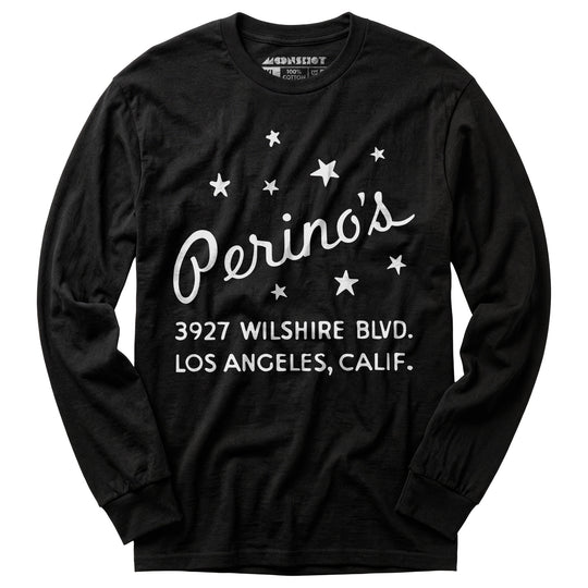 Perino's - Los Angeles, CA - Vintage Restaurant - Long Sleeve T-Shirt