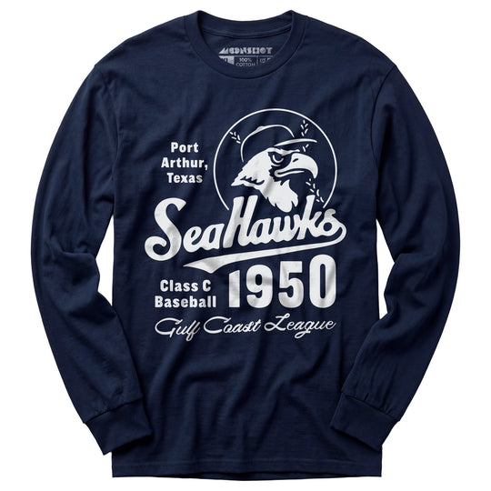 Port Arthur Sea Hawks - Texas - Vintage Defunct Baseball Teams - Long Sleeve T-Shirt
