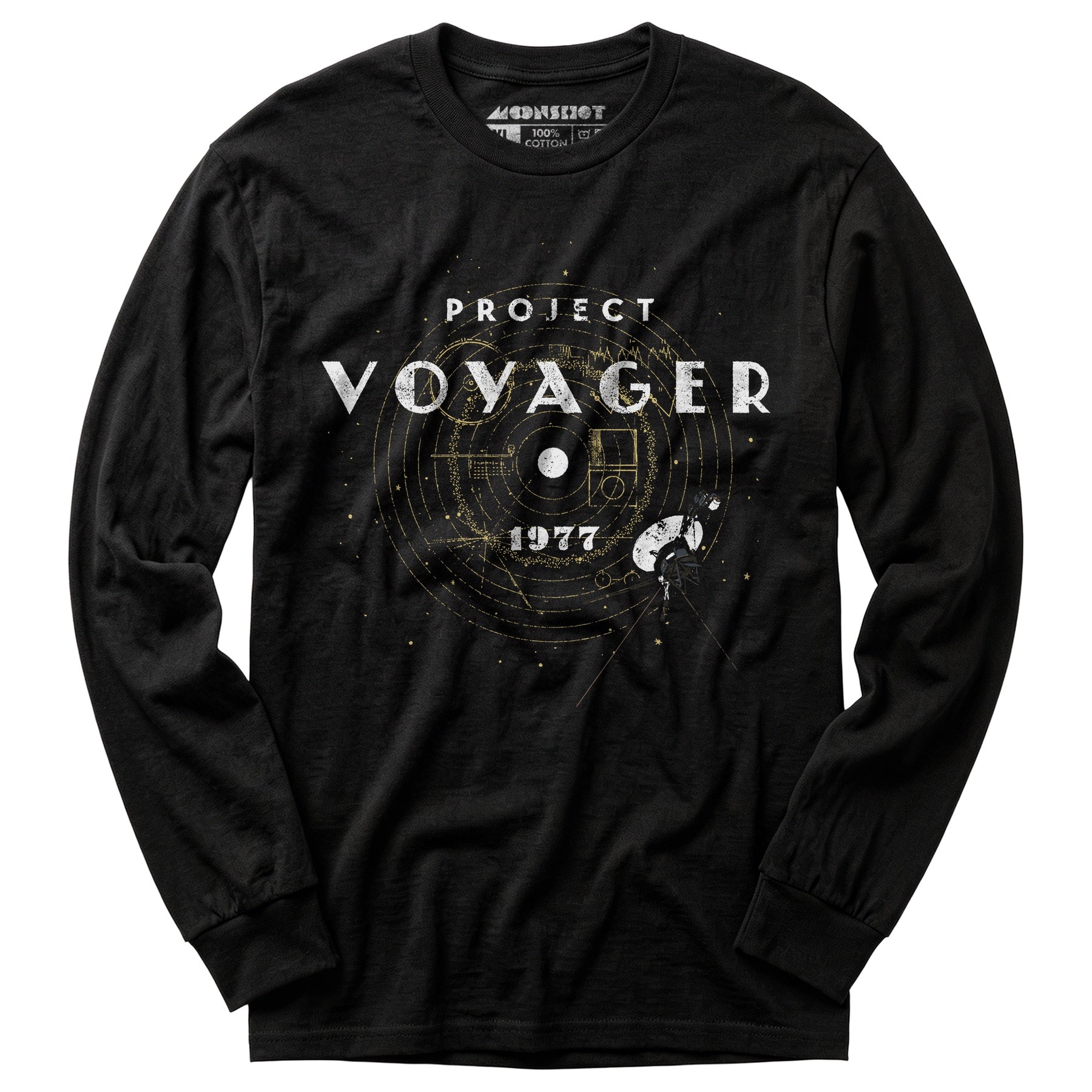 Project Voyager Mission - Golden Record - Long Sleeve T-Shirt