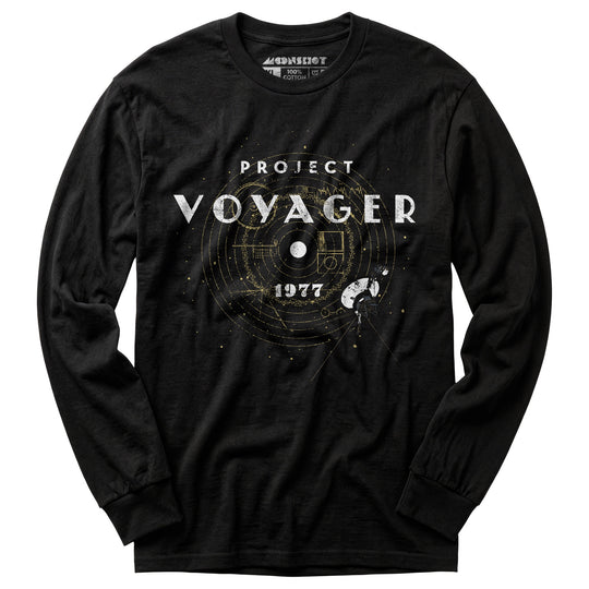 Project Voyager Mission - Golden Record - Long Sleeve T-Shirt