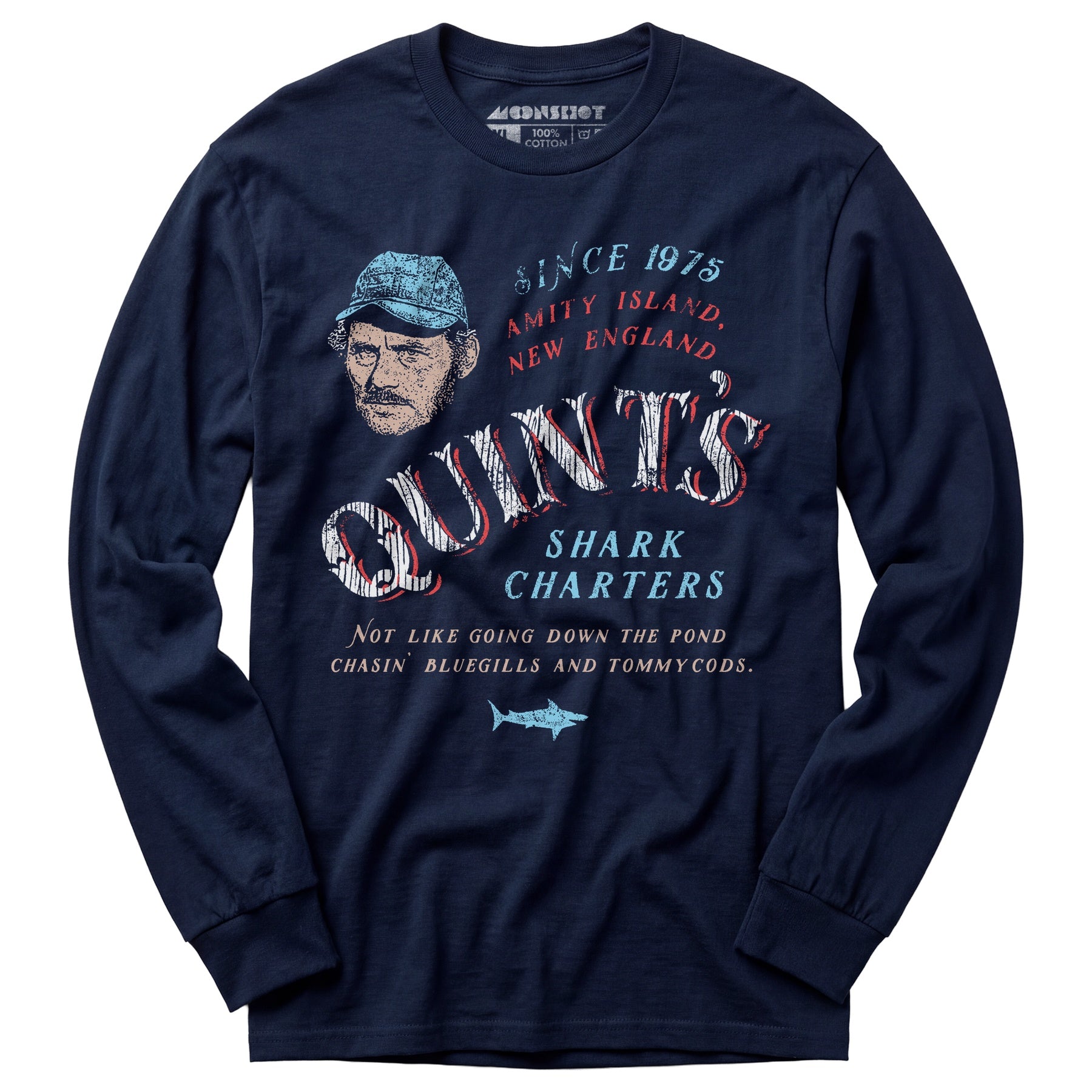 Quint's Shark Charters - Long Sleeve T-Shirt