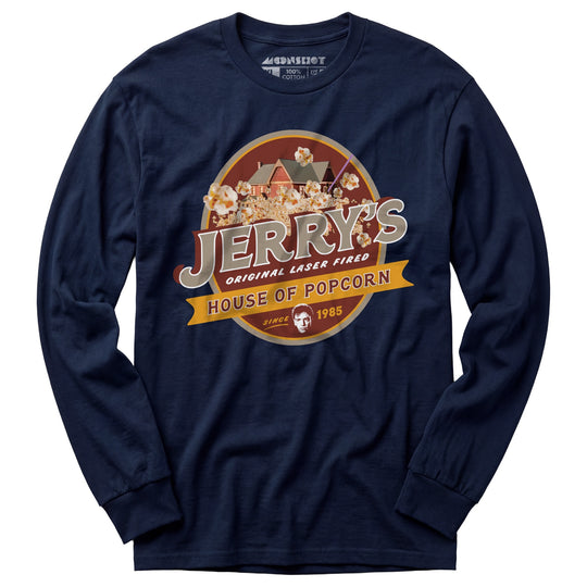 Real Genius - Jerry's House of Popcorn - Long Sleeve T-Shirt