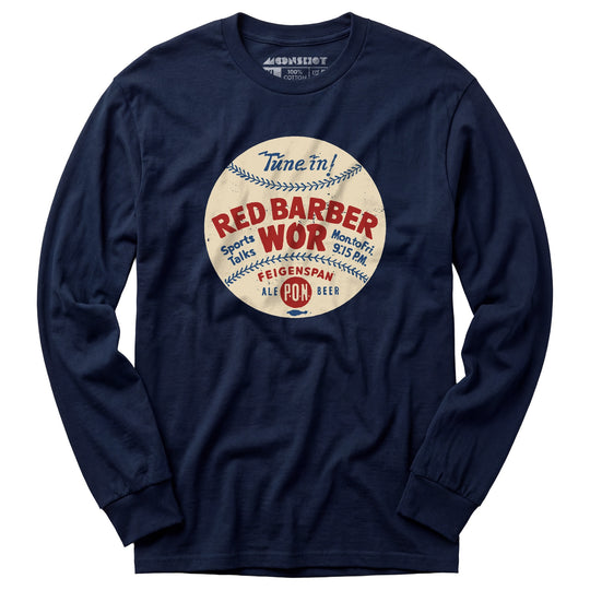 Red Barber - WOR Radio - Long Sleeve T-Shirt
