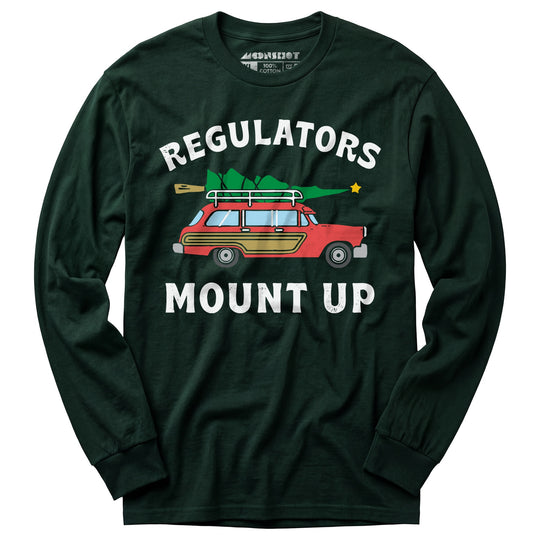 Regulators Mount Up - Christmas Tree - Long Sleeve T-Shirt