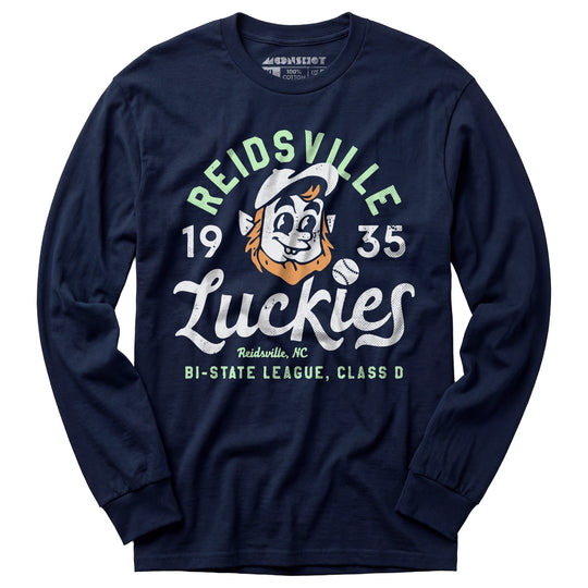 Reidsville Luckies - North Carolina - Vintage Defunct Baseball Teams - Long Sleeve T-Shirt