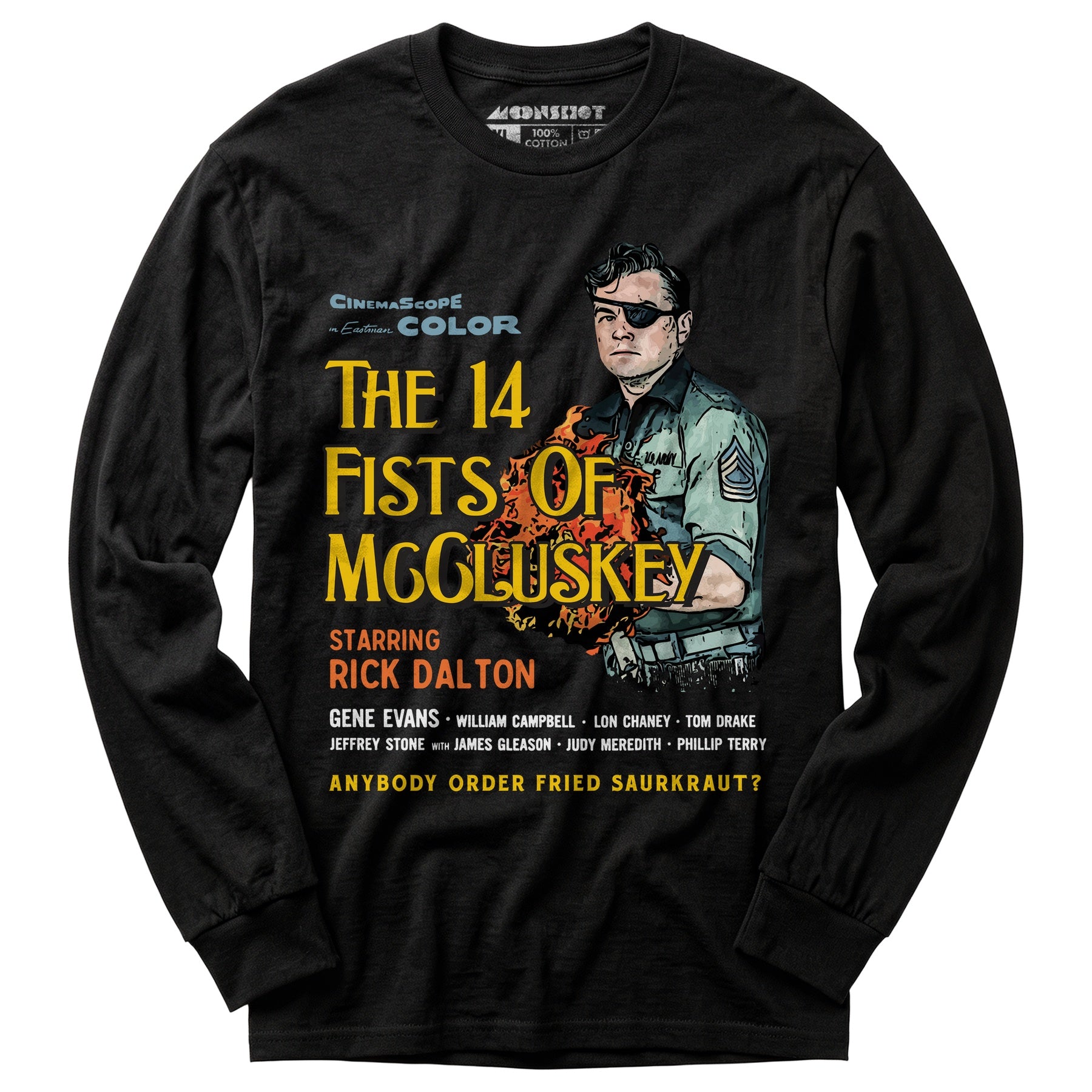 Rick Dalton - The 14 Fists of McCluskey - Long Sleeve T-Shirt