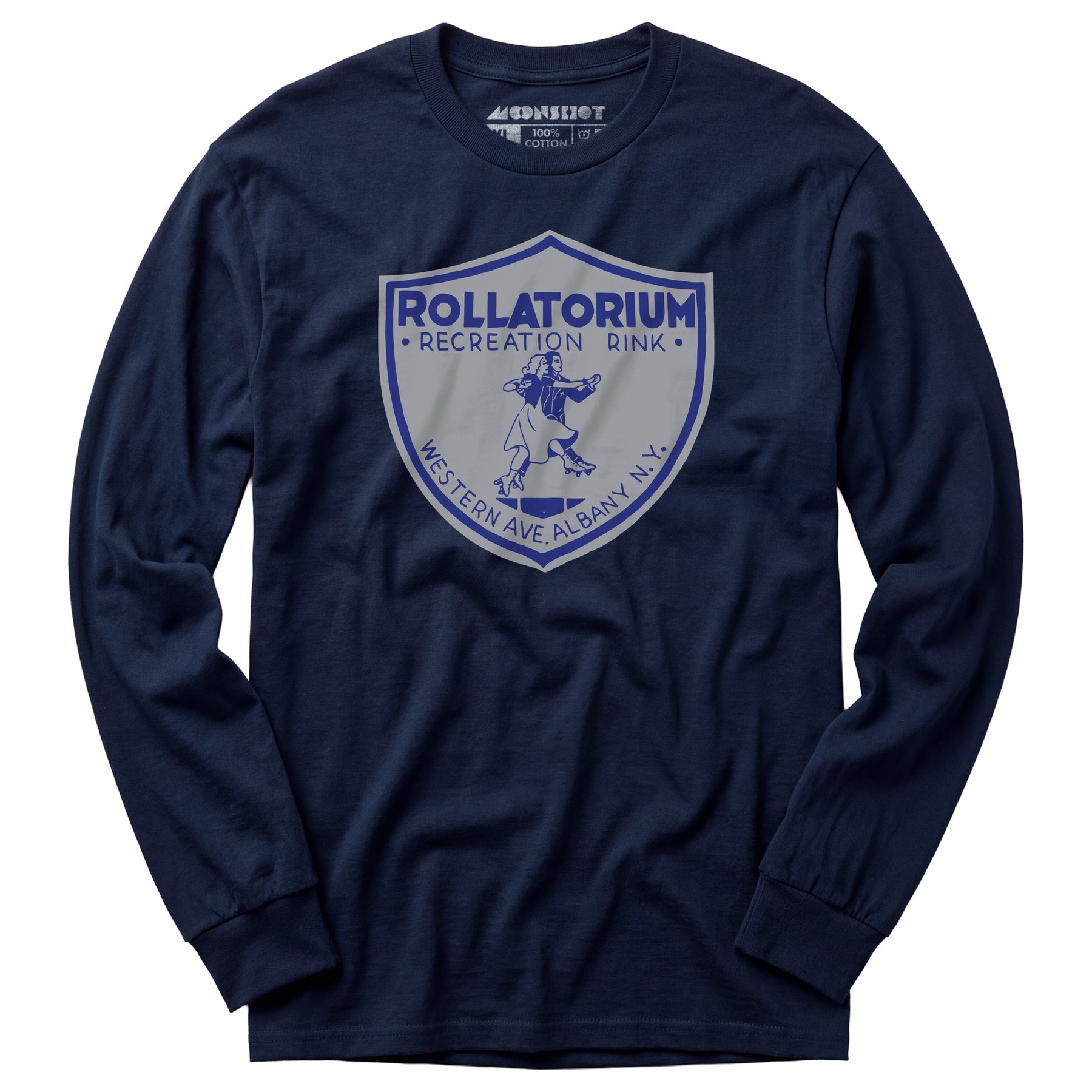 Rollatorium - Albany, NY - Vintage Roller Rink - Long Sleeve T-Shirt