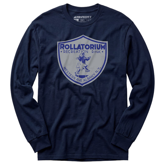 Rollatorium - Albany, NY - Vintage Roller Rink - Long Sleeve T-Shirt