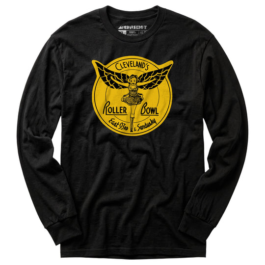 Roller Bowl - Cleveland, OH - Vintage Roller Rink - Long Sleeve T-Shirt