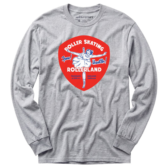 Rollerland - Oakland, CA - Vintage Roller Rink - Long Sleeve T-Shirt