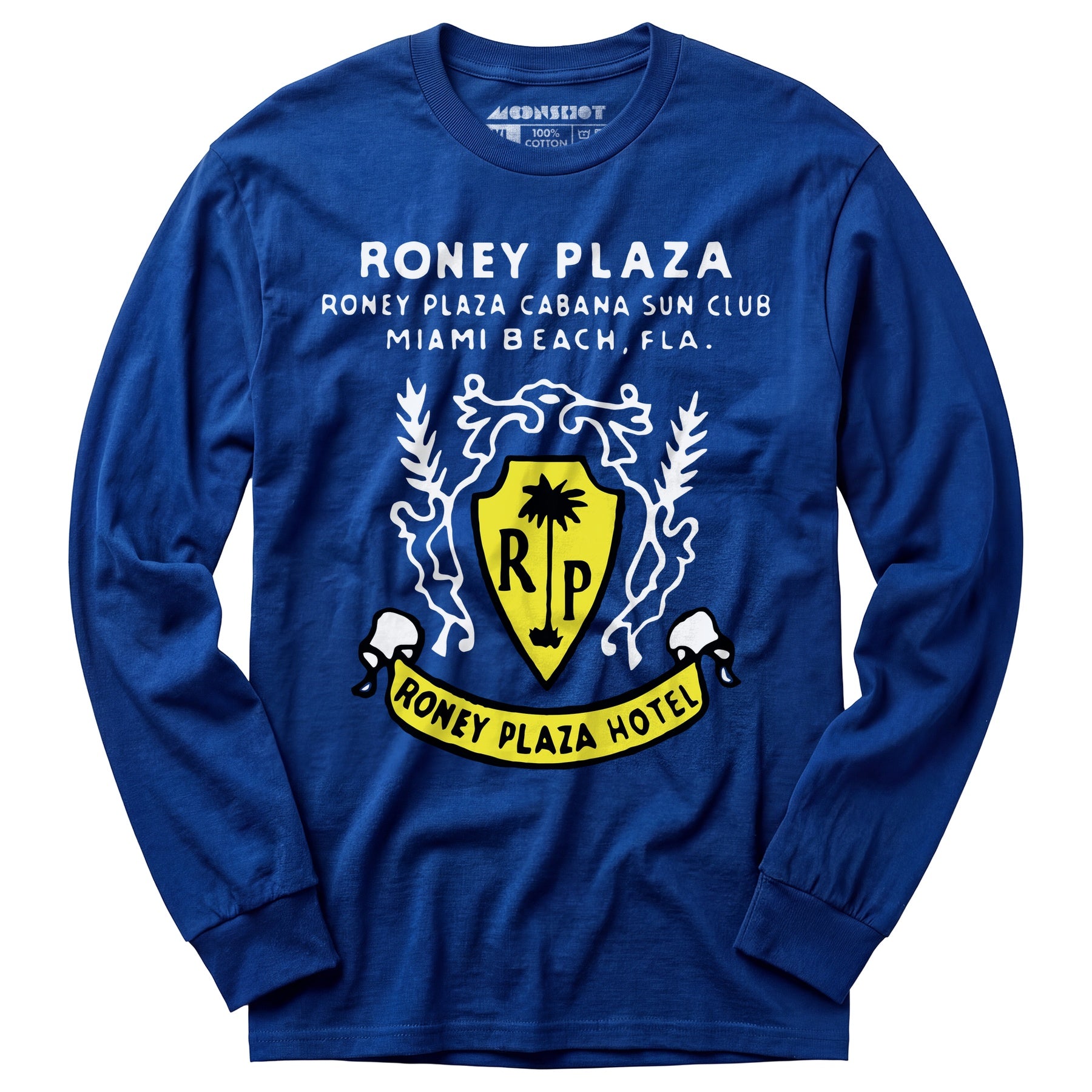 Roney Plaza - Miami Beach, FL - Vintage Hotel - Long Sleeve T-Shirt