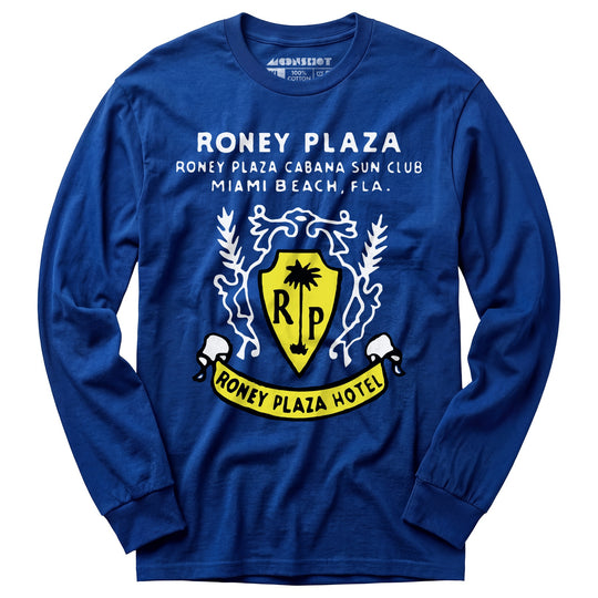 Roney Plaza - Miami Beach, FL - Vintage Hotel - Long Sleeve T-Shirt