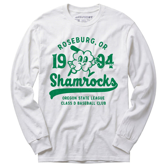 Roseburg Shamrocks - Oregon - Vintage Defunct Baseball Teams - Long Sleeve T-Shirt