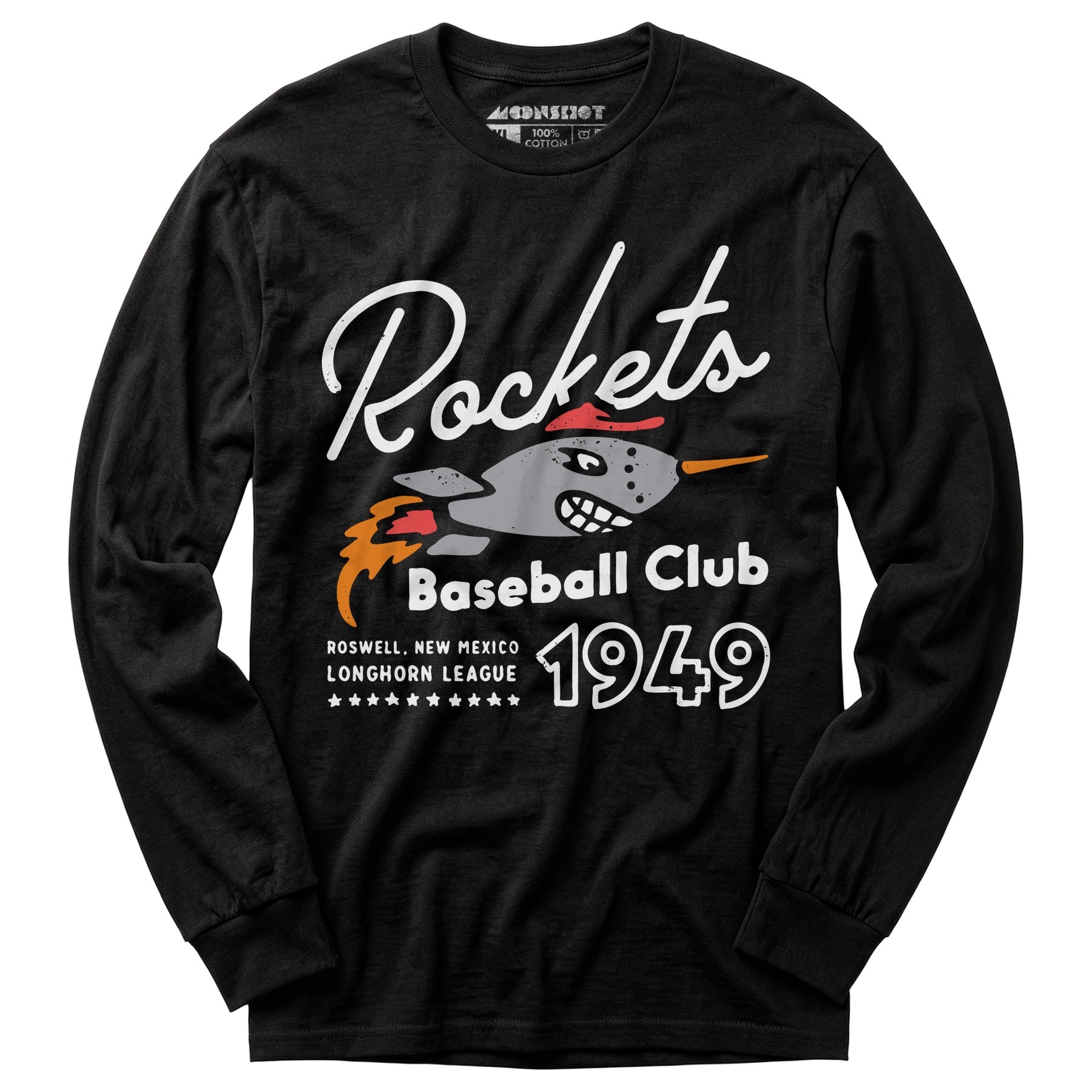 Roswell Rockets - New Mexico - Vintage Defunct Baseball Teams - Long Sleeve T-Shirt