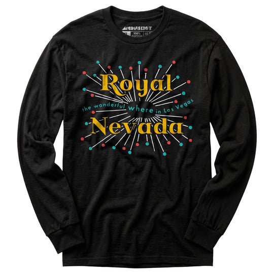 Royal Nevada - Vintage Las Vegas - Long Sleeve T-Shirt