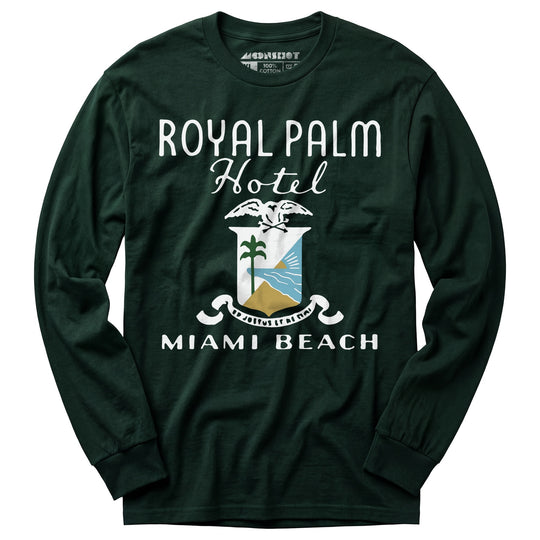 Royal Palm - Miami, FL - Vintage Hotel - Long Sleeve T-Shirt
