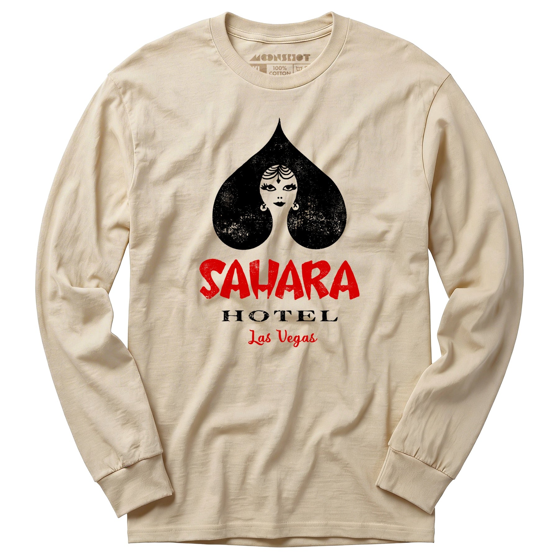 Sahara Hotel v4 - Vintage Las Vegas - Long Sleeve T-Shirt