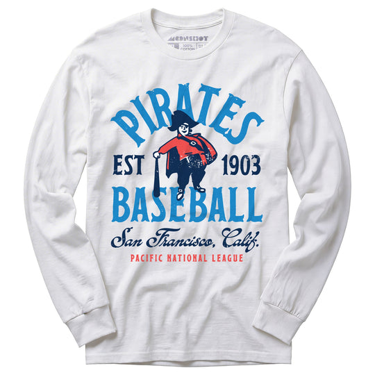 San Francisco Pirates - California - Vintage Defunct Baseball Teams - Long Sleeve T-Shirt
