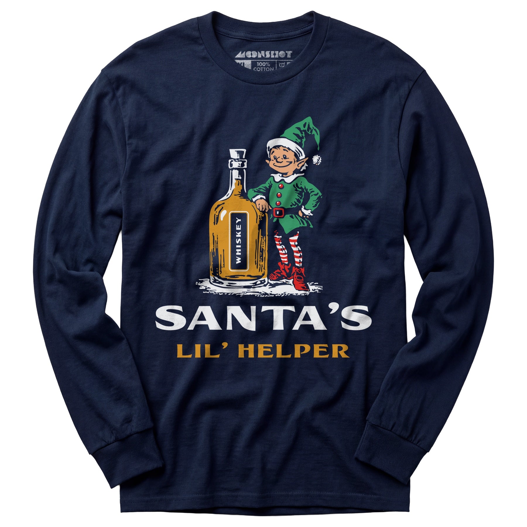 Santa's Lil' Helper - Long Sleeve T-Shirt