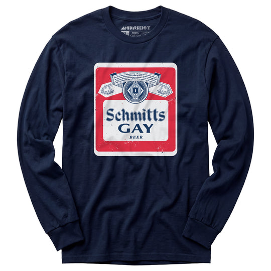 Schmitts Gay Beer - Long Sleeve T-Shirt