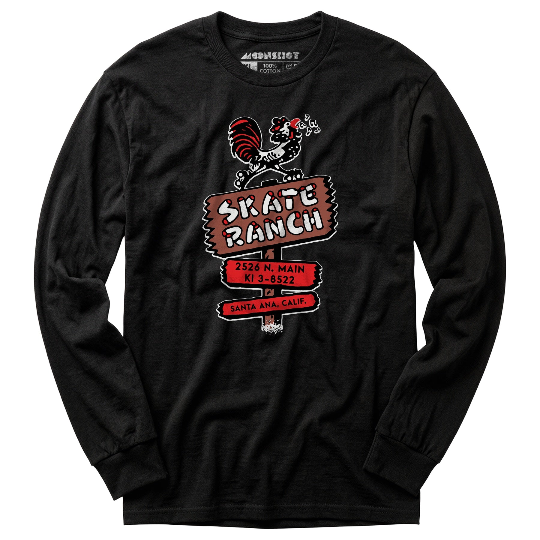 Skate Ranch - Santa Ana, CA - Vintage Roller Rink - Long Sleeve T-Shirt
