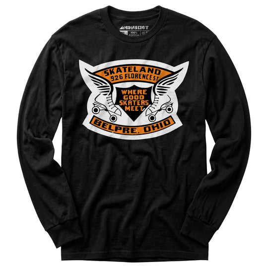 Skateland - Belpre, OH - Vintage Roller Rink - Long Sleeve T-Shirt