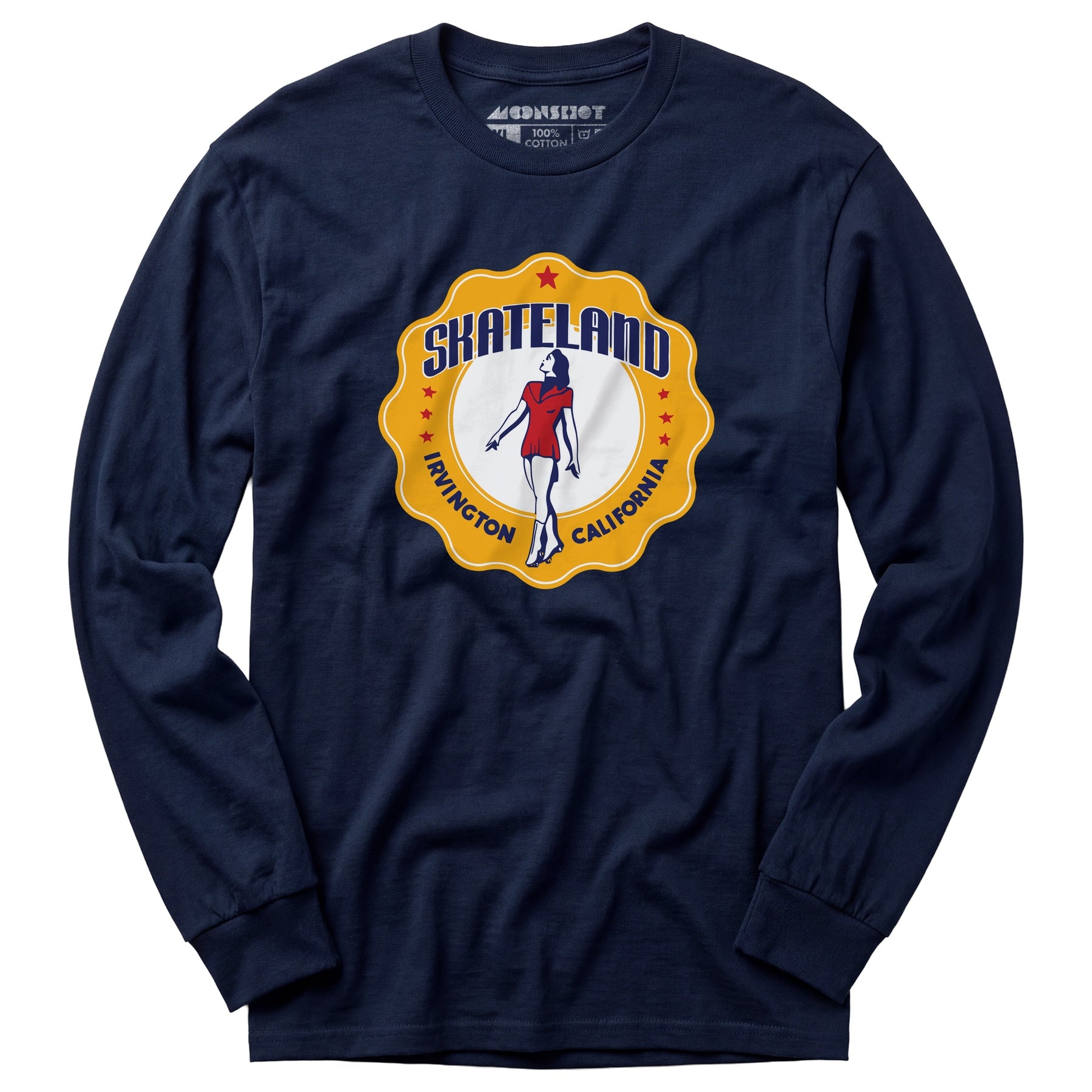 Skateland - Irvington, CA - Vintage Roller Rink - Long Sleeve T-Shirt
