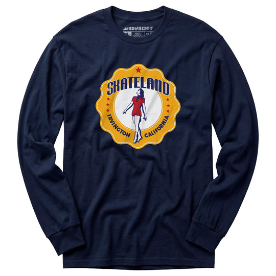 Skateland - Irvington, CA - Vintage Roller Rink - Long Sleeve T-Shirt
