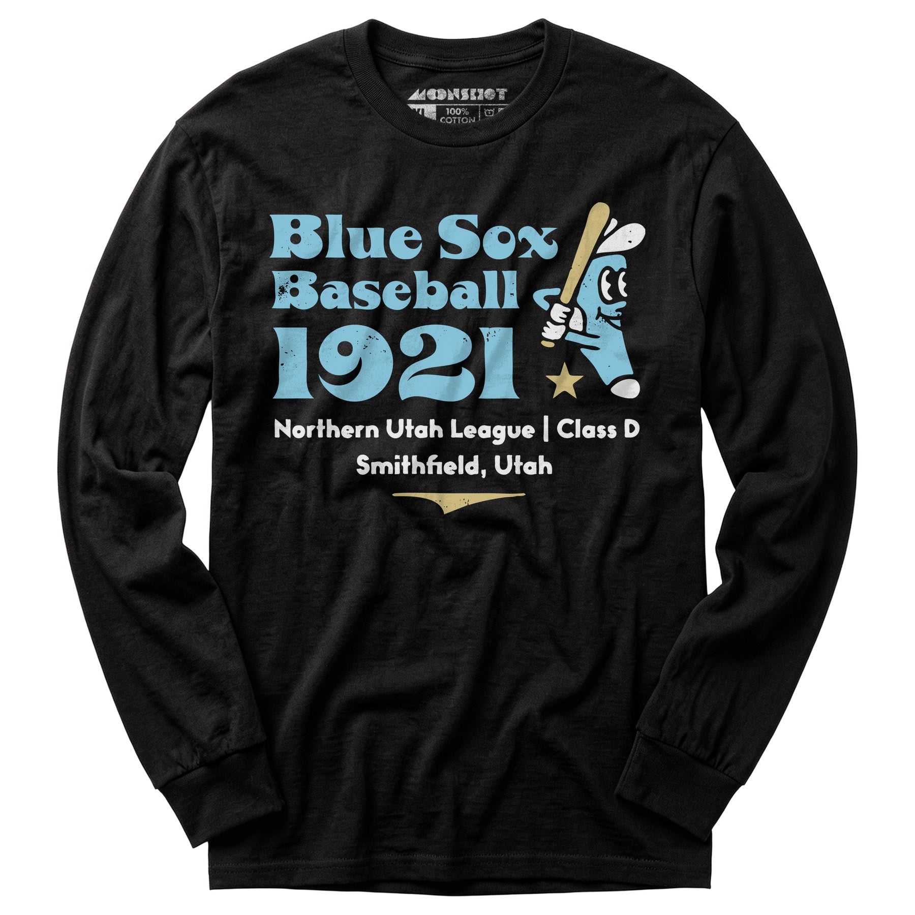 Smithfield Blue Sox - Utah - Vintage Defunct Baseball Teams - Long Sleeve T-Shirt