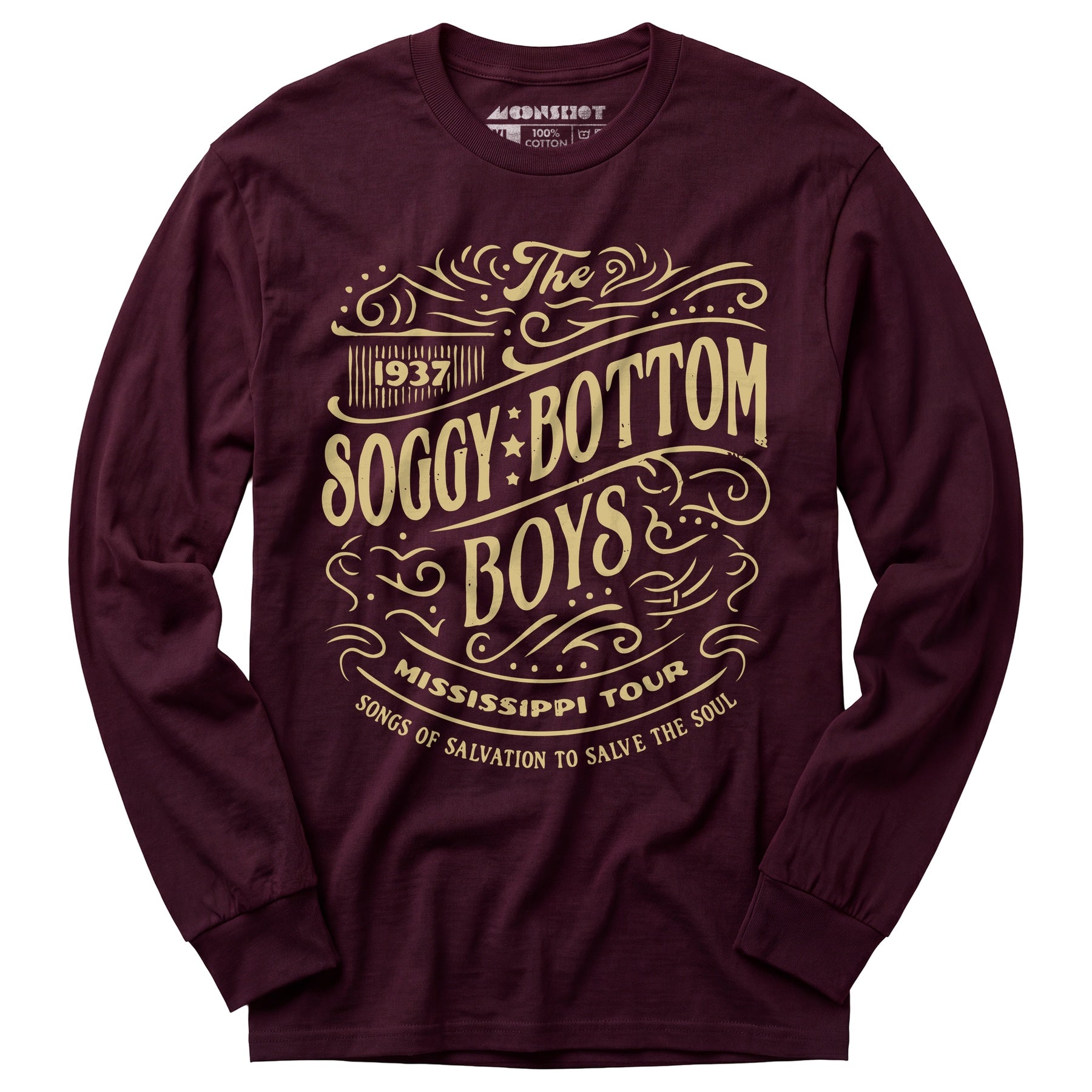Soggy Bottom Boys - 1937 Mississippi Tour - Long Sleeve T-Shirt