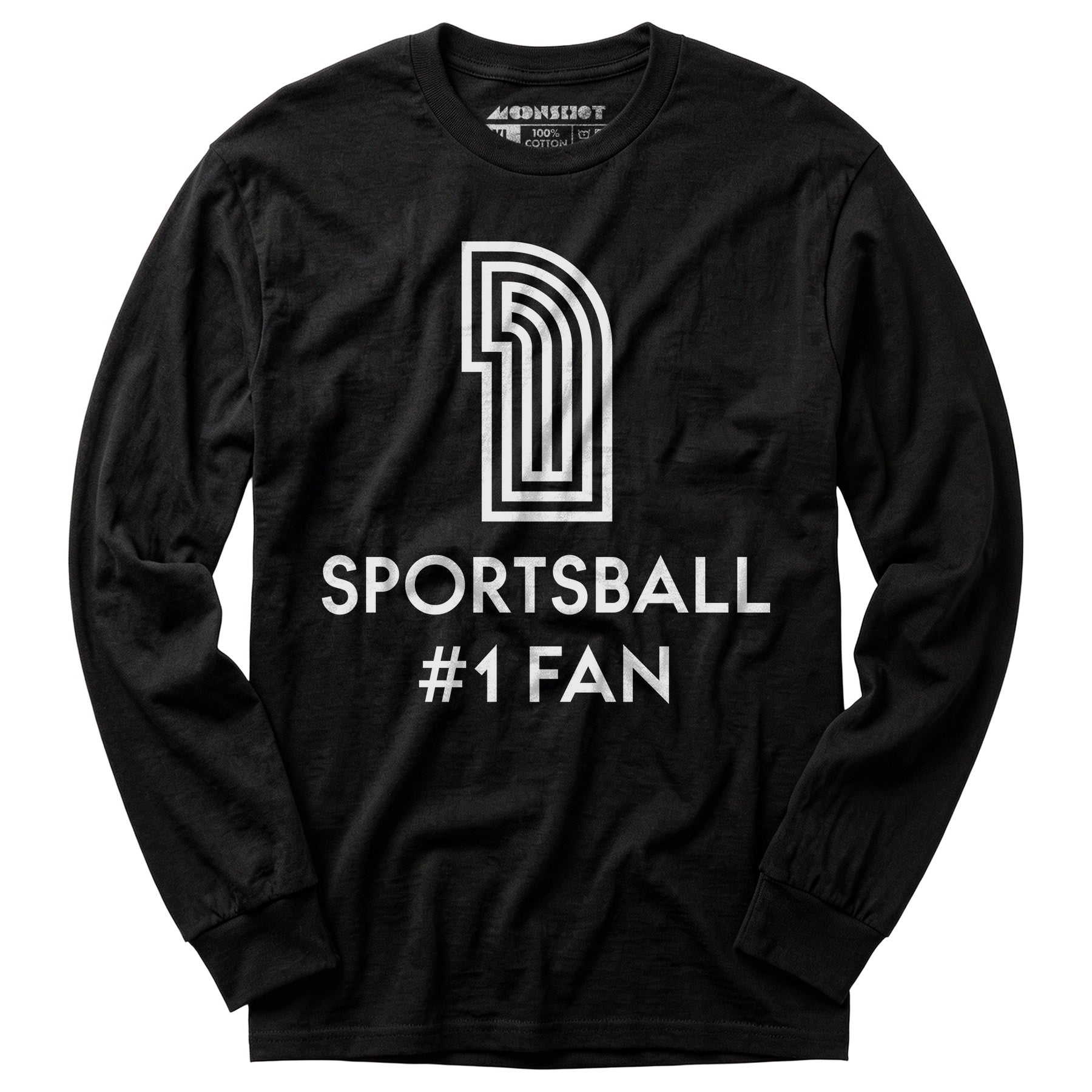 Sportsball #1 Fan - Long Sleeve T-Shirt