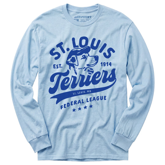 St. Louis Terriers - Missouri - Vintage Defunct Baseball Teams - Long Sleeve T-Shirt