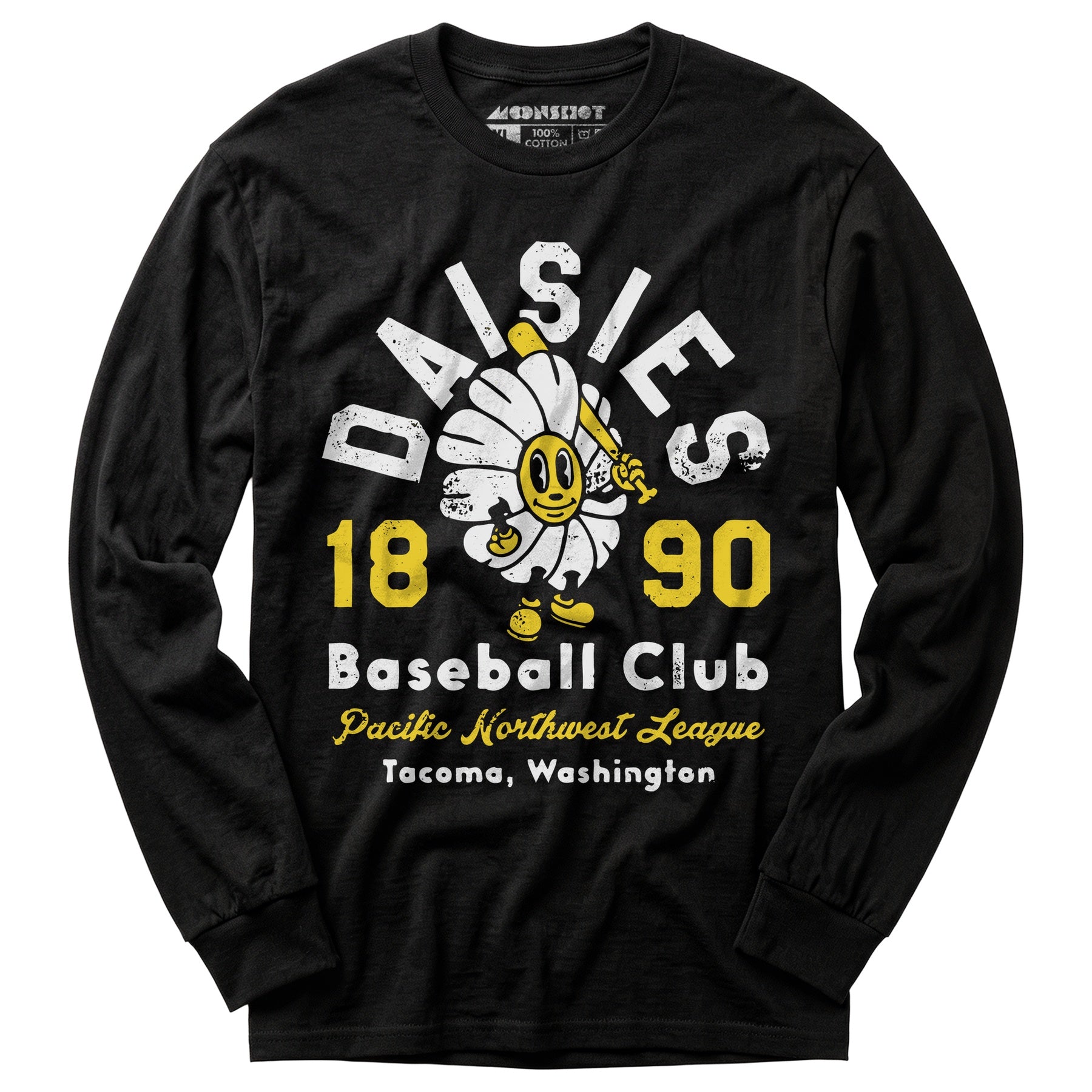 Tacoma Daisies - Washington - Vintage Defunct Baseball Teams - Long Sleeve T-Shirt