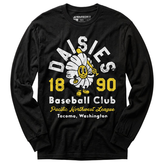 Tacoma Daisies - Washington - Vintage Defunct Baseball Teams - Long Sleeve T-Shirt