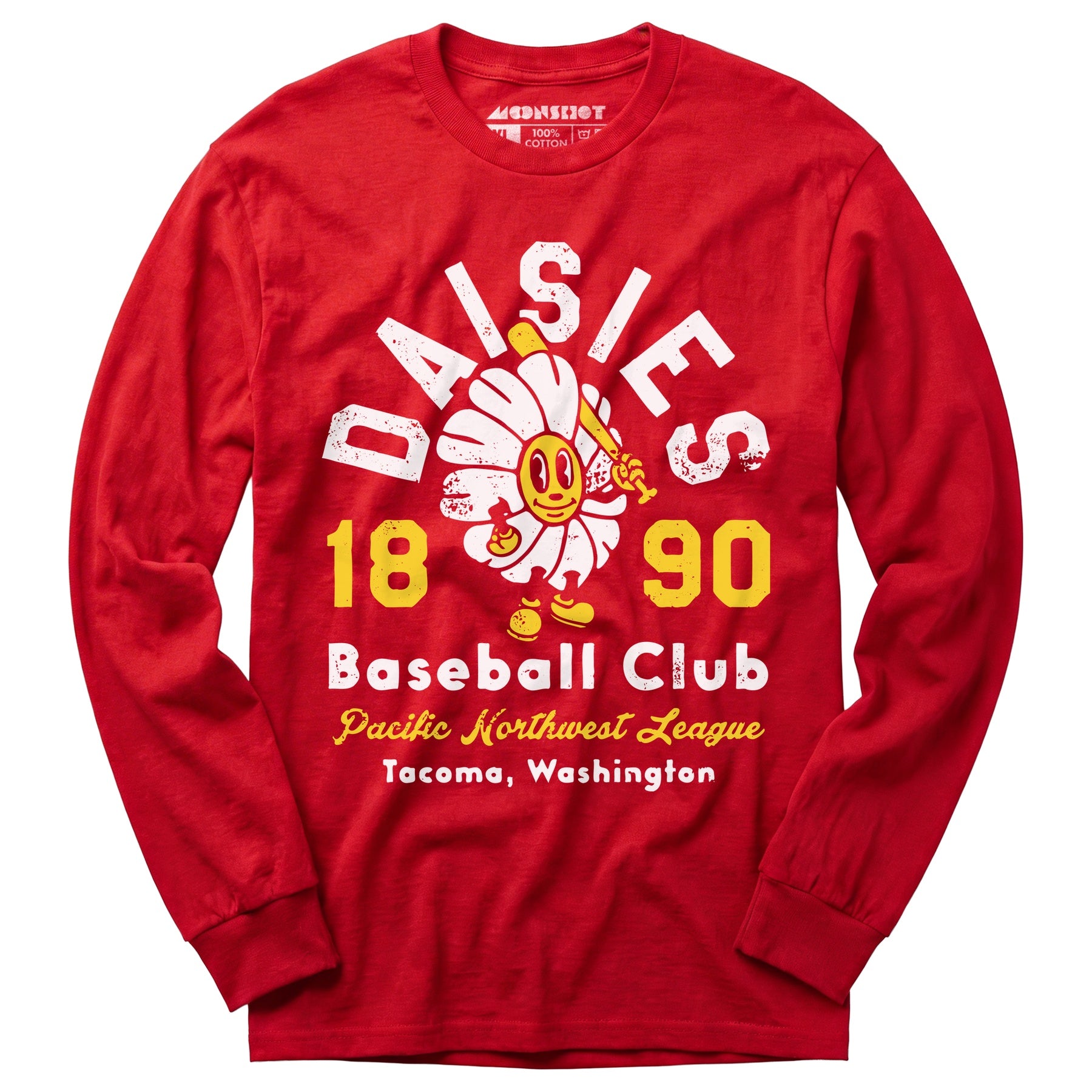 Tacoma Daisies - Washington - Vintage Defunct Baseball Teams - Long Sleeve T-Shirt