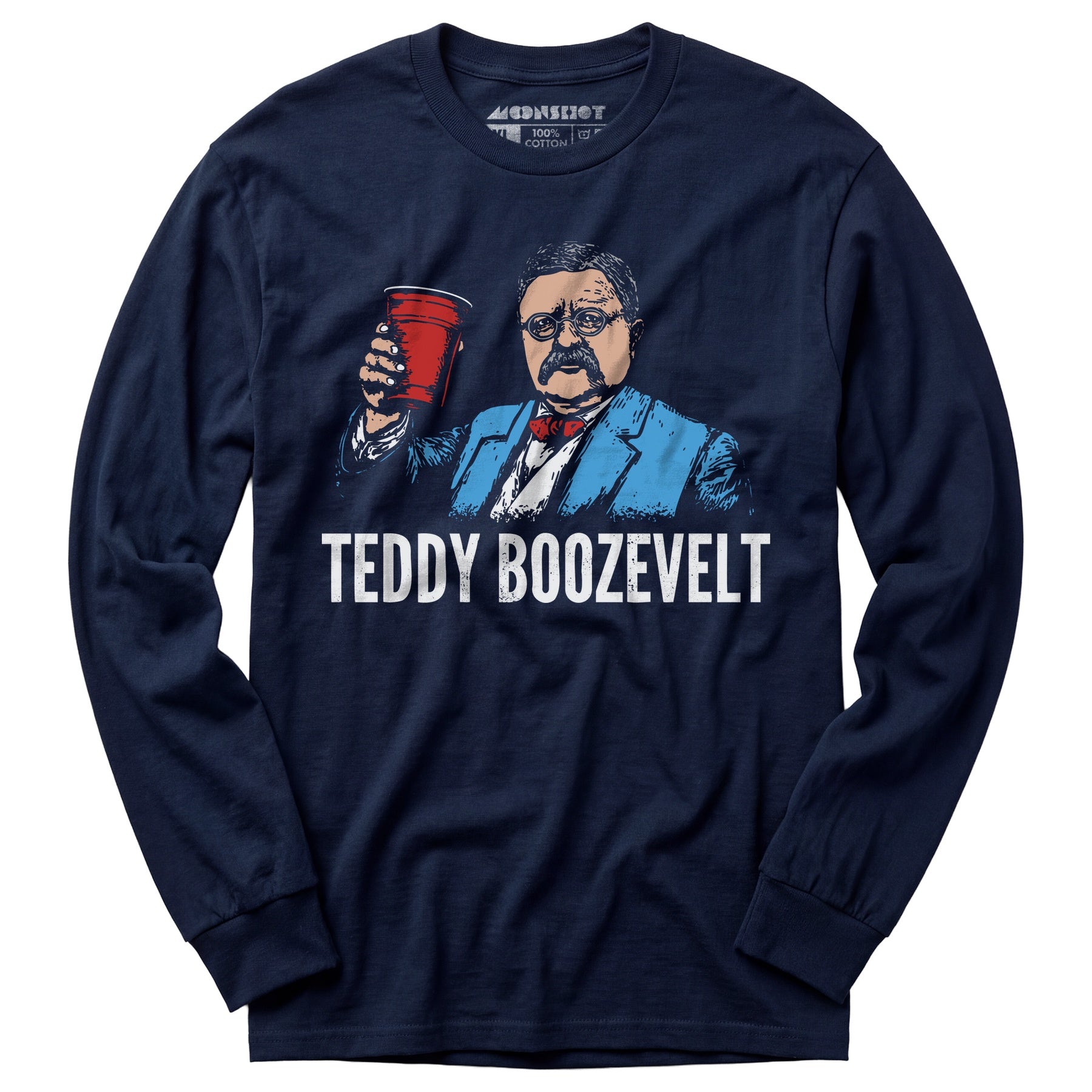 Teddy Boozevelt - Long Sleeve T-Shirt
