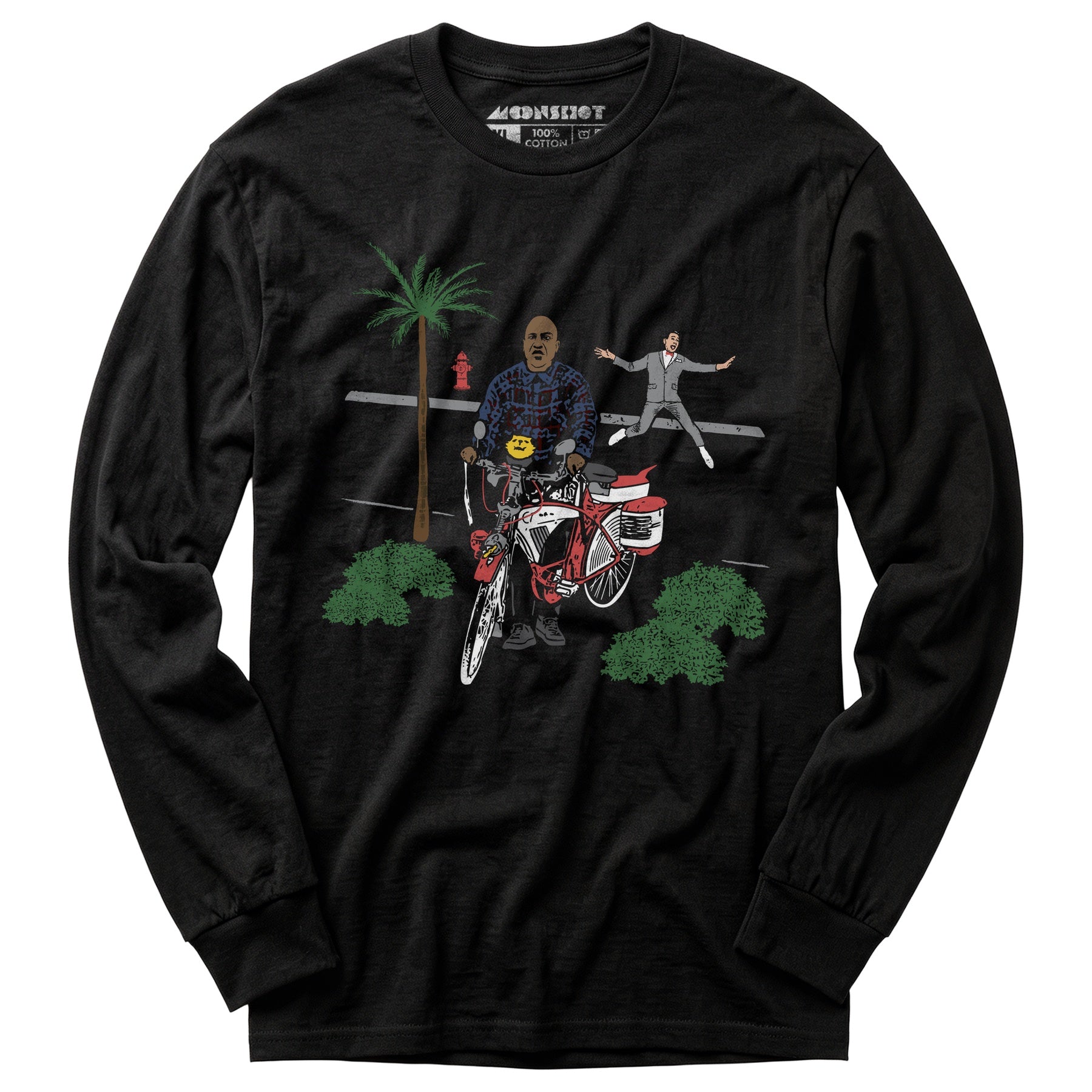 That's My Bike, Punk! Deebo + Pee-Wee Parody Mashup - Long Sleeve T-Shirt