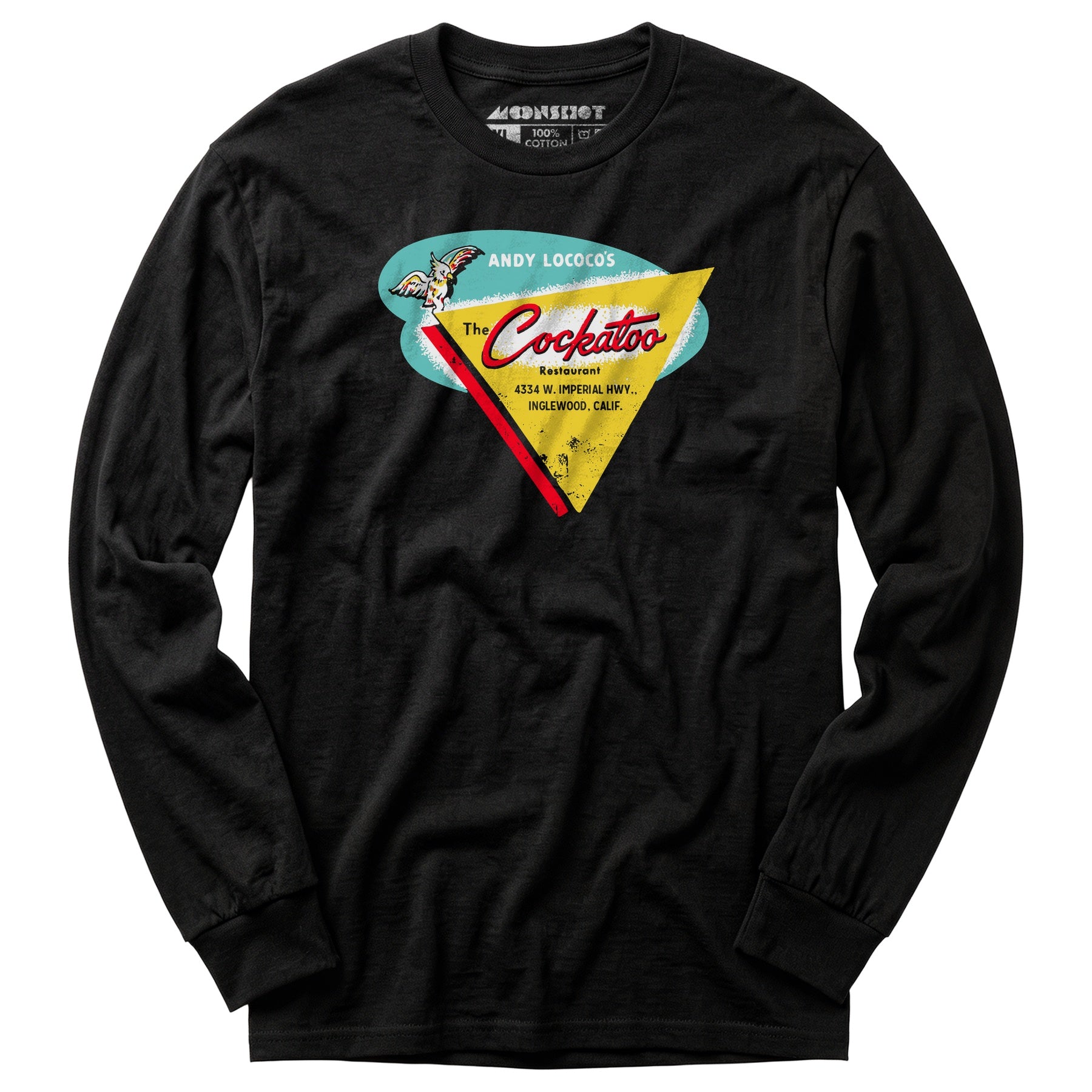 The Cockatoo - Inglewood, CA - Vintage Restaurant - Long Sleeve T-Shirt