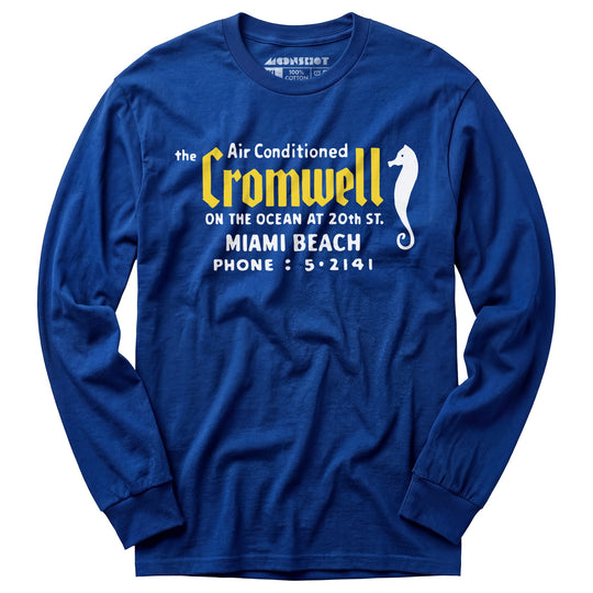 The Cromwell - Miami Beach, FL - Vintage Hotel - Long Sleeve T-Shirt