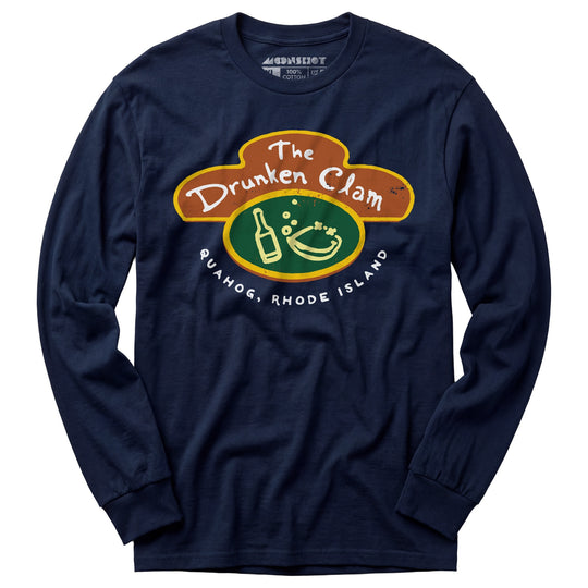 The Drunken Clam - Quahog, Rhode Island - Long Sleeve T-Shirt