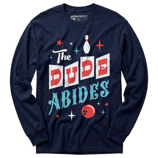 The Dude Abides Retro - Long Sleeve T-Shirt