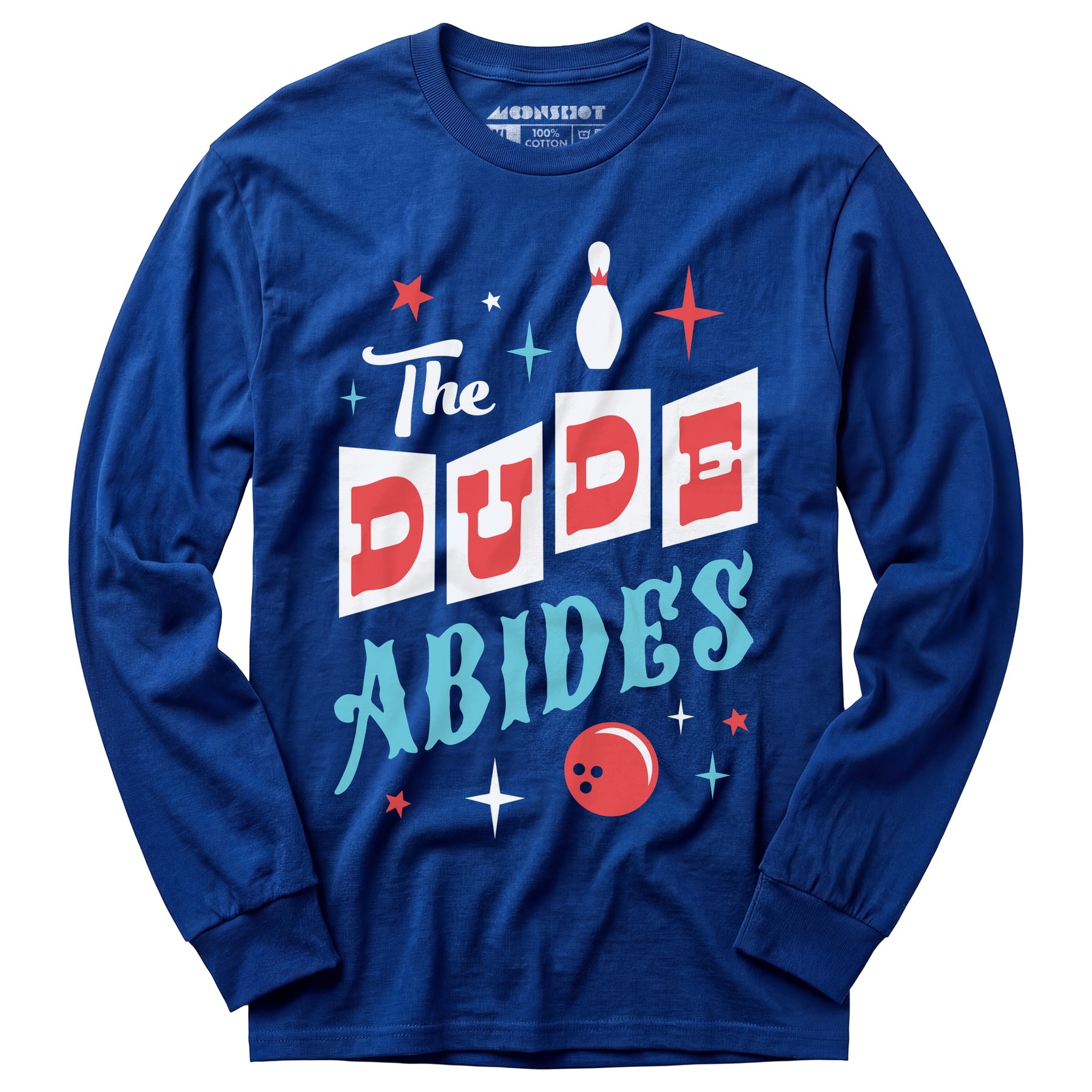 The Dude Abides Retro - Long Sleeve T-Shirt