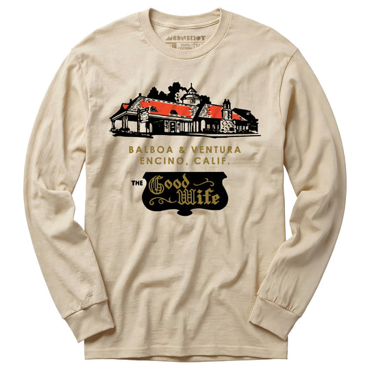 The Good Wife - Encino, CA - Vintage Restaurant - Long Sleeve T-Shirt