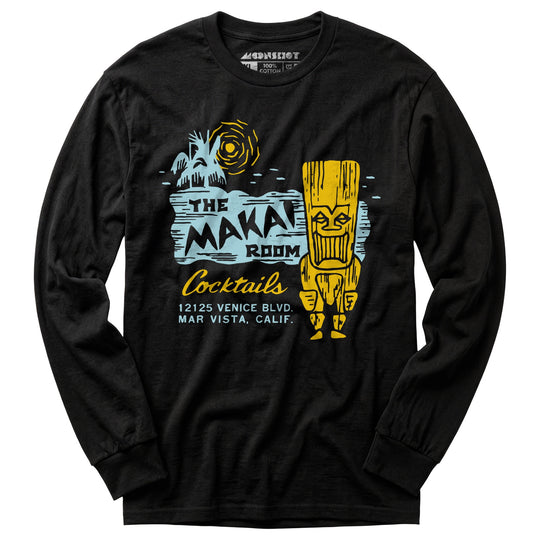 The Makai Room - Los Angeles, CA - Vintage Tiki Bar - Long Sleeve T-Shirt